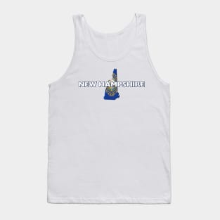 New Hampshire Colored State Tank Top